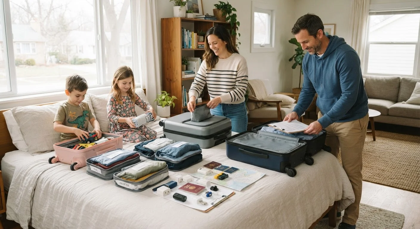 Packing Light as a Family of Four: What You Actually Need for a Week Away