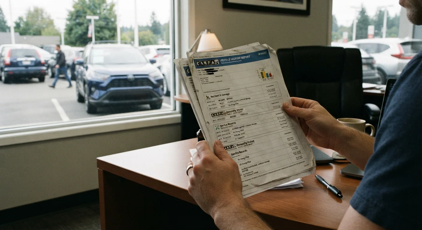 Reading a Vehicle History Report Without Missing the Warning Signs